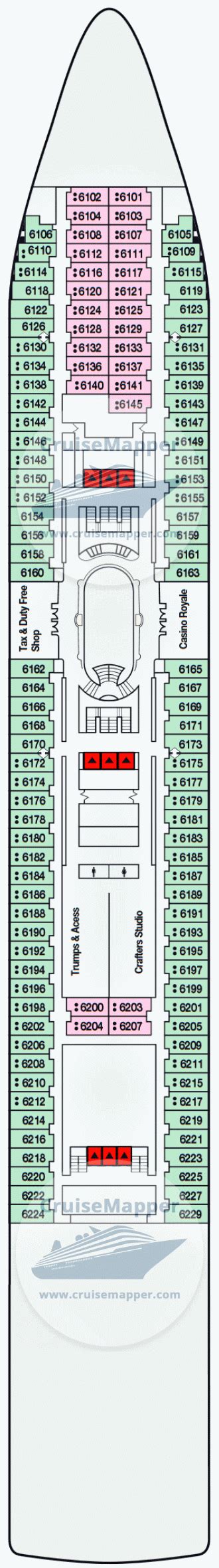 Ambience deck 28 plan | CruiseMapper