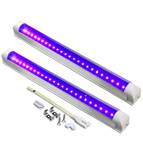 Led Germicidal Ultraviolet T8 Led Lamp 365nm Uv Light Bar Air Fresh ...