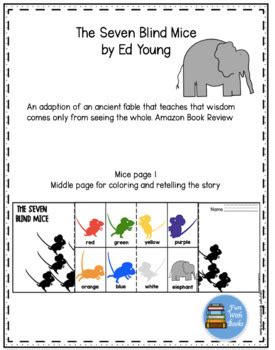 THE SEVEN BLIND MICE BOOK CRAFT by Fun With Books | TpT