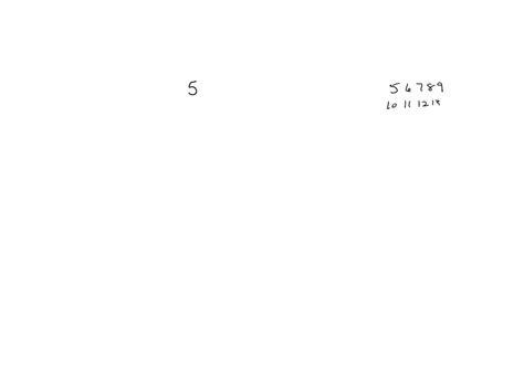 SOLVED: Class mark of the 1st class interval is 5 and there are five ...