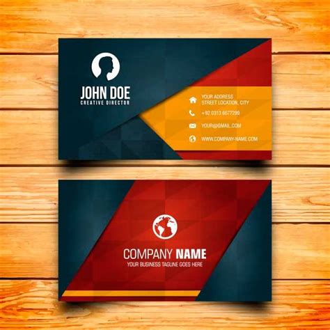 Business Card Design | Free business card design, Vector business card ...