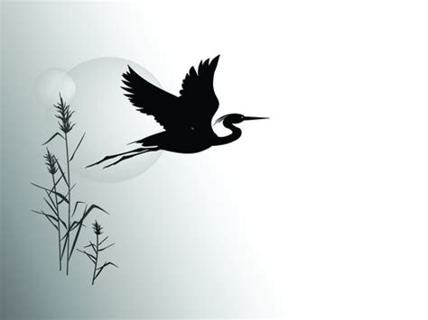 Heron Silhouette Clip Art