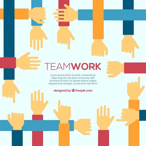 Free Vector | Team work background design