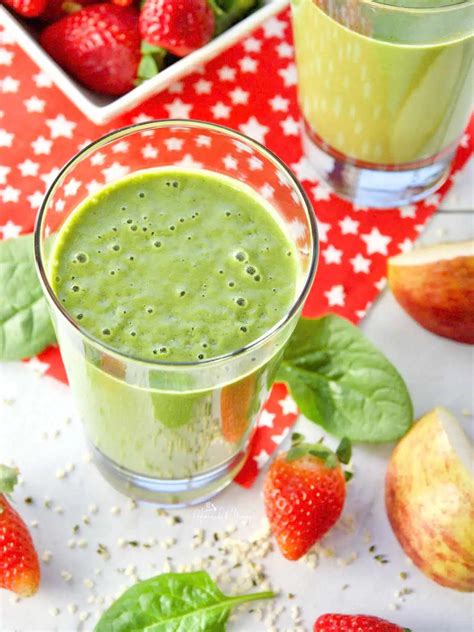 Hemp Heart Clean Green Smoothie | Homemade & Yummy