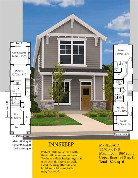 Skinny House Floor Plans - floorplans.click