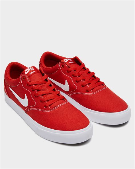 Nike Sb Charge Solarsoft Textile Shoe - Mystic Red | SurfStitch