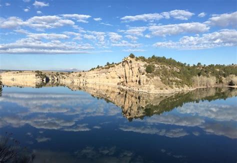 A true Wyoming spring morning at Guernsey State Park, 48 degrees, blue ...