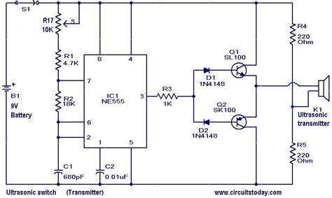 Ultrasonic Sensor Circuit Diagram - IOT Wiring Diagram