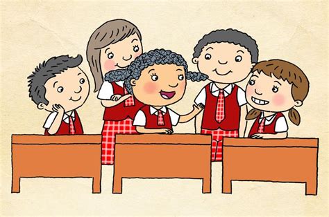 Gambar Kartun Siswa Belajar Di Sekolah - Adzka