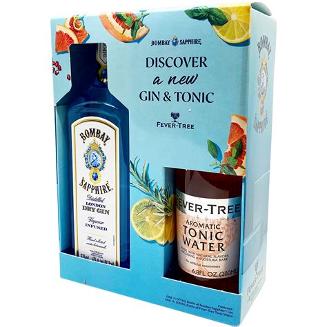 Bombay Sapphire Gin Gift Set with Fever Tree Tonic Water | GotoLiquorStore