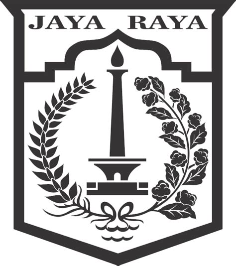 Lambang Dki Jakarta Hitam Putih Logo Hut Dki Jakarta Ke 494 Tahun ...