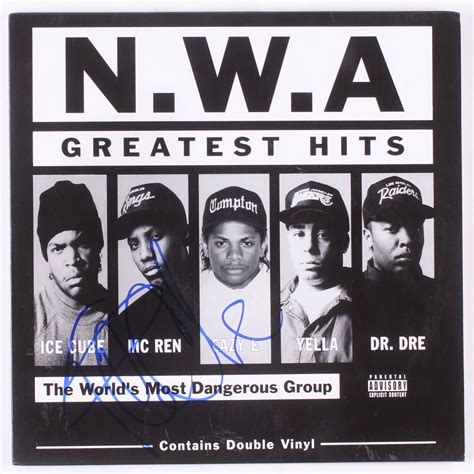 Ice Cube Signed N.W.A. "Greatest Hits" Vinyl Record Album (JSA COA ...