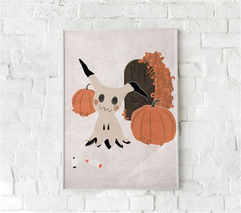 Mimikyu Wall Art Halloween Pokemon Print Mimikyu Poster - Etsy