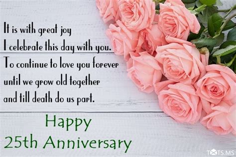 25th Wedding Anniversary Quotes For Husband