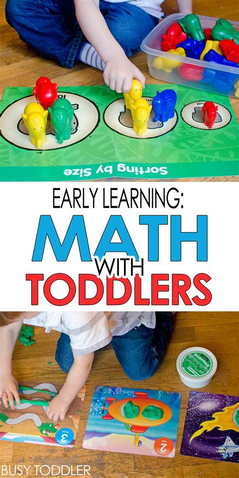 Early Learning: Math with Toddlers - Busy Toddler