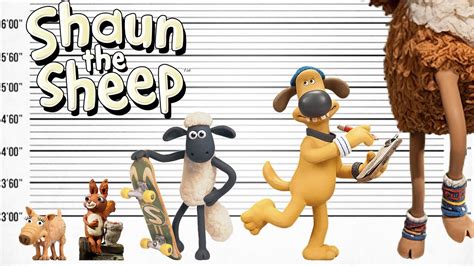 Shaun the Sheep - Size Comparison | Biggest Characters of Shaun the ...