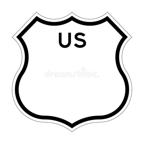 Blank Highway Route Shield Stock Illustrations – 78 Blank Highway Route ...