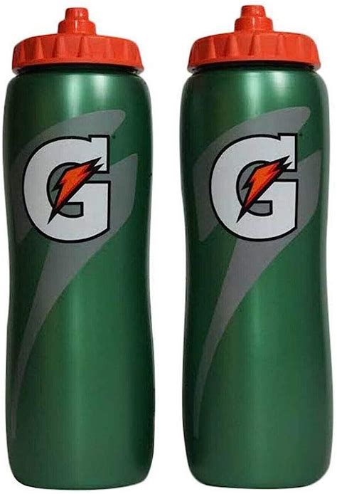 Amazon.com : Gatorade 32 Oz Squeeze Water Sports Bottle - Pack of 2 ...