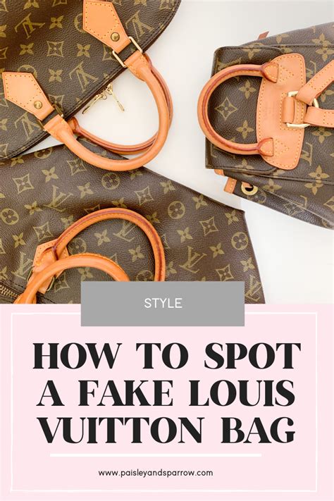 How to Spot a Real vs Fake Louis Vuitton Bag 10 Ways - Paisley & Sparrow