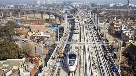 India’s first high-speed train makes test run on Ghaziabad route ...