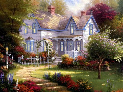 Home Living: Cottages of Love - A Tribute to Thomas Kinkade