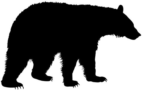 Black Bear Silhouette | Free vector silhouettes