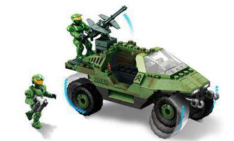 Mega Bloks Halo The Authentic Collectors Series UNSC Warthog Set 96805 ...