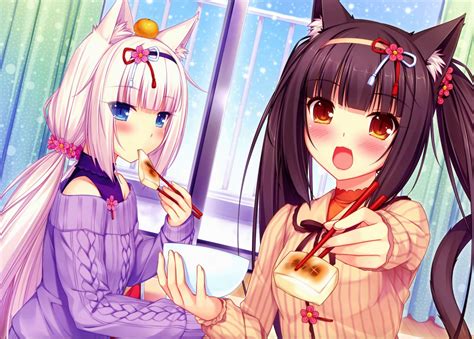 Chocolat (Neko Para), Anime Girls, Neko Works, Animal Ears, Nekomimi ...