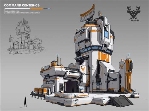 ArtStation - 科幻练习, huachan chan | Sci fi concept art, Sci fi building ...