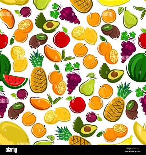 Tropical Fruit Background