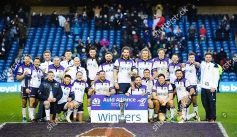 Scotland Win Auld Alliance Trophy Editorial Stock Photo - Stock Image ...