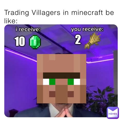 Minecraft Villager Meme