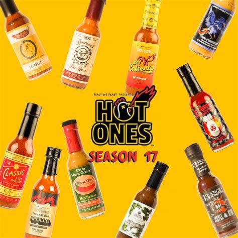 Hot Ones Season 17 Hot Sauce 10-Pack