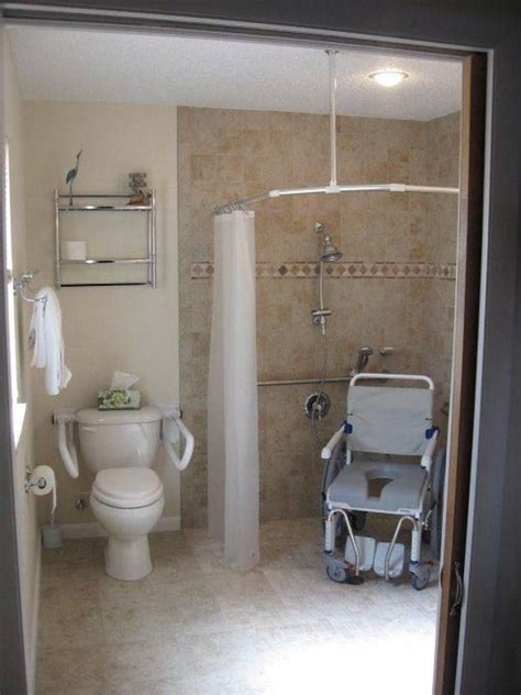 small handicap bathroom ideas | Handicap bathroom, Accessible bathroom ...