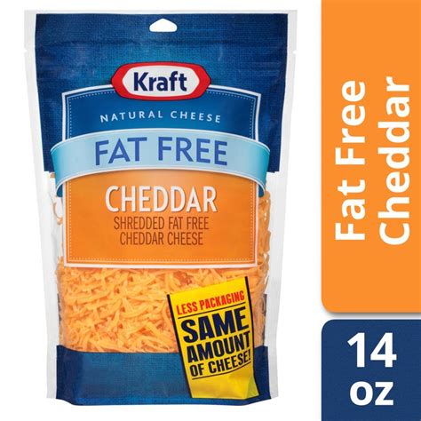 Kraft Fat-Free Cheddar Shredded Natural Cheese 14 oz Pouch Reviews 2020