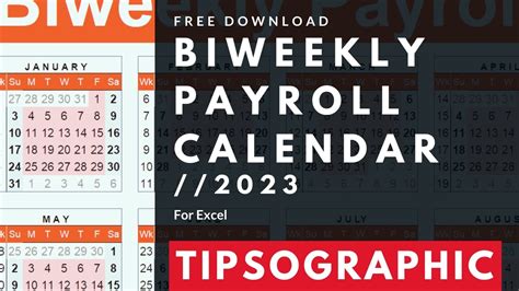 [FREE] Biweekly Payroll Calendar Excel - 2023 - YouTube