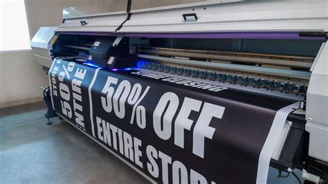 50% off discount Vinyl banner large format printing process | Front Signs