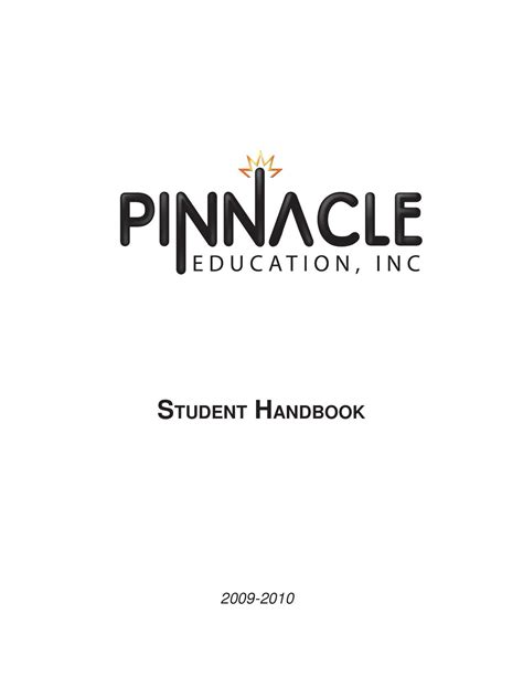 Pinnacle '09-'10 Student Handbook by Pinnacle Online High School - Issuu