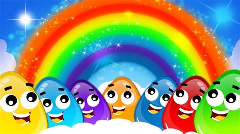 الوان الطيف السبعه 🌈 تشكيل بالصلصال/Rainbow colors for kids - YouTube