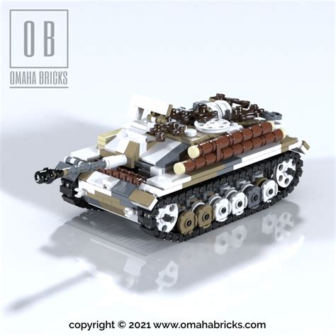 Stug III ausf.G Winter Camo instructions – OmahaBricks