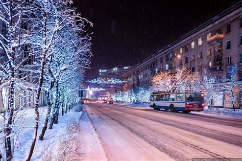 Winter in Murmansk, Russia : r/europe