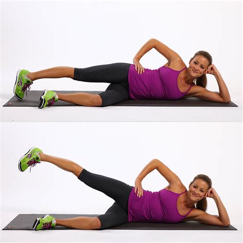 Side-Lying Leg Lift | Best IT Band Exercises | POPSUGAR Fitness Photo 8