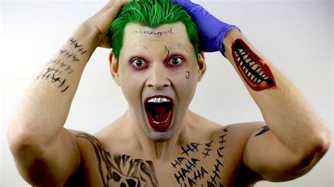 Jared Leto Joker Makeup Tutorial - Suicide Squad - YouTube