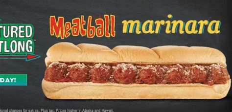 Meatball Marinara is Subway's $5 Featured Footlong for October