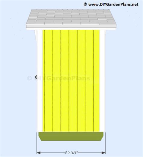 4x4 Small Shed Plans PDF Download - Etsy