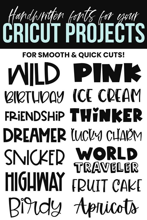 Cute Cricut Fonts | Cricut fonts, Cricut tutorials, Lettering fonts