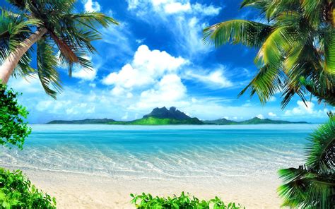 Tropical Beach Wallpapers Desktop - Wallpaper Cave