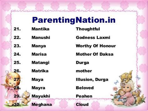 Sinh Rashi Baby Girl Names With Meanings