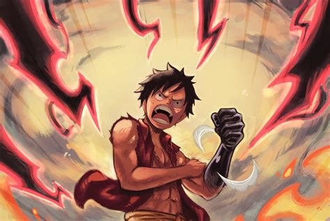 One Piece HD Monkey Luffy New Digital Art Wallpaper, HD Anime 4K ...