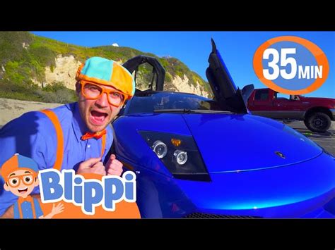 Blippi Drives a Lamborghini and Learns About Sports Cars! | BEST OF ...